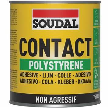 Adeziv de contact Soudal 45A pentru polistiren 750ml – Fixare rapidă și rezistență la umiditate