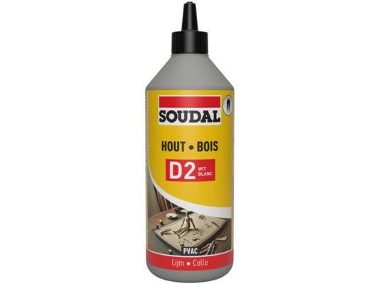 Adeziv pentru Lemn Soudal 62A - 750g, lipire puternică, aplicare ușoară, uscare transparentă.