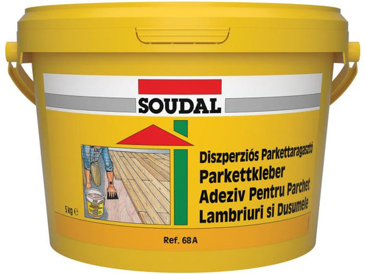 Galeată de 5 kg cu Adeziv Parchet 68A Soudal