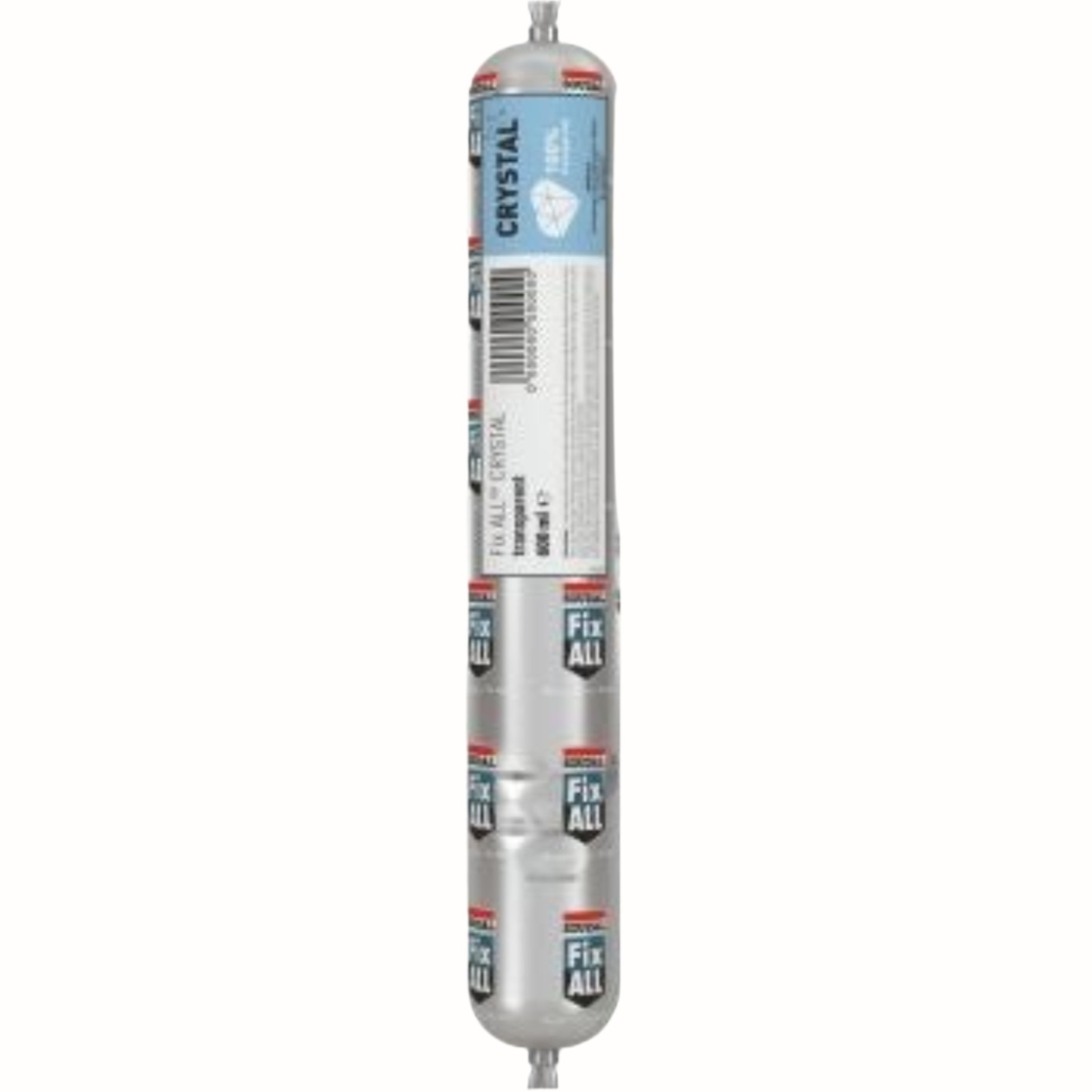 Adeziv Polimeric Soudal Fix All Crystal - 600ml, transparent, fixare invizibilă, aderență puternică pentru sticlă, metal, PVC și lemn.