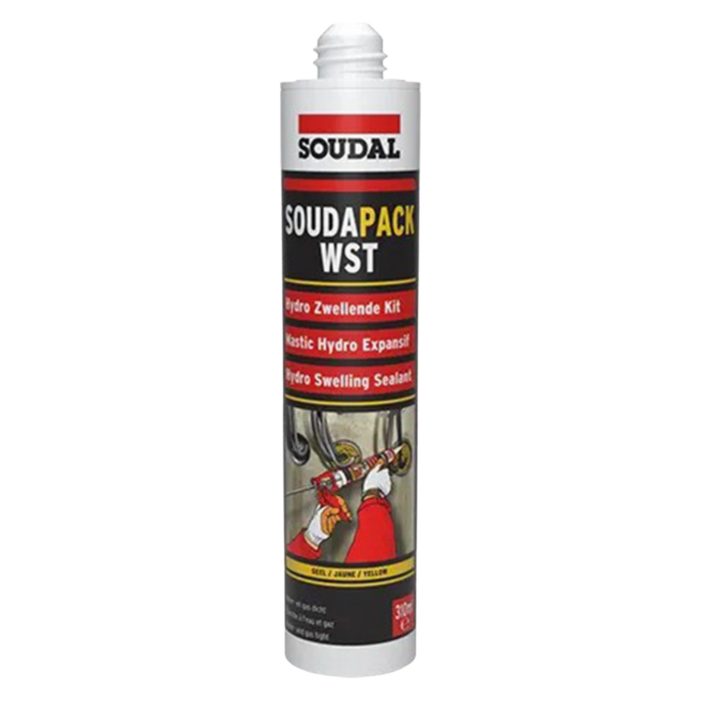 Etanșant Soudal Soudapack WST - Galben, 310ml, sigilare și protecție durabilă pentru rosturi și structuri industriale