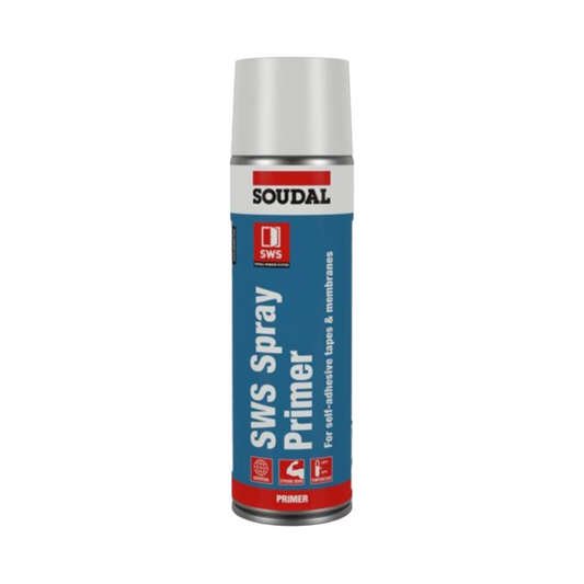 Spray Primer Soudal SWS - 500ml, îmbunătățește aderența etanșanților și adezivilor pentru o fixare durabilă